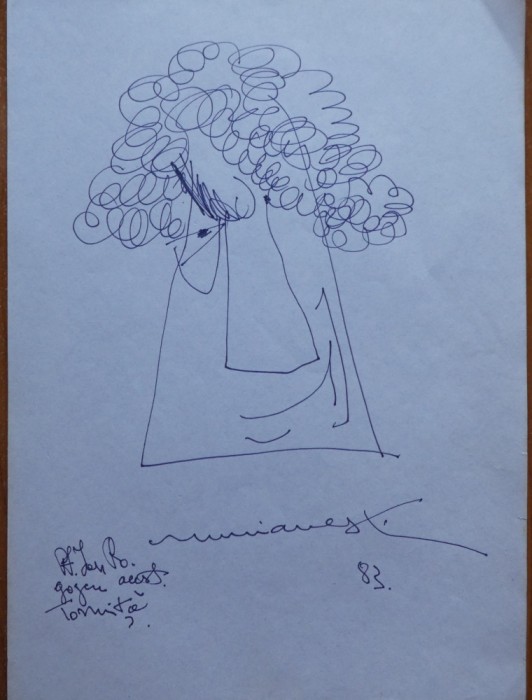 Tus de Anestin cu dedicatie, 1983