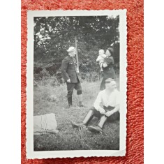 Fotografie, militar german la iarba verde, 1939