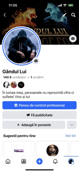 Vand pagina Facebook, monetizarea Instream activa