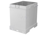 Distantor Gri ITALTRONIC Element Distantor pentru Sine DIN Utilizare 4M Modulbox XTS Compact