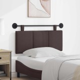 vidaXL Cap de pat suspendat Dungi Maro &icirc;nchis 110 x 55 x 5 cm țesătură 42032266