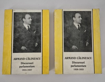 Istorie Armand Calinescu Discursuri parlamentare 1926-1937 foto