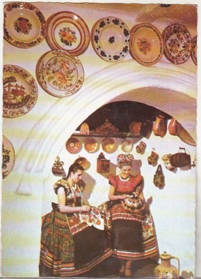 bnk cp Ungaria - Costume populare - circulata foto