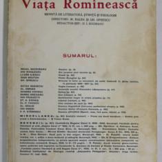 VIATA ROMANEASCA , REVISTA DE LITERATURA , STIINTA SI IDEOLOGIE , ANUL XXXII , NR.8-9 , AUGUST - SEPTEMBRIE , 1940