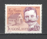 Iugoslavia.1976 100 ani nastere I.Cankar-scriitor SI.399, Nestampilat