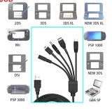 incarcator 5 in 1 - 3DS XL NDS Lite NDSI LL WII U , GBA PSP 1000 2000