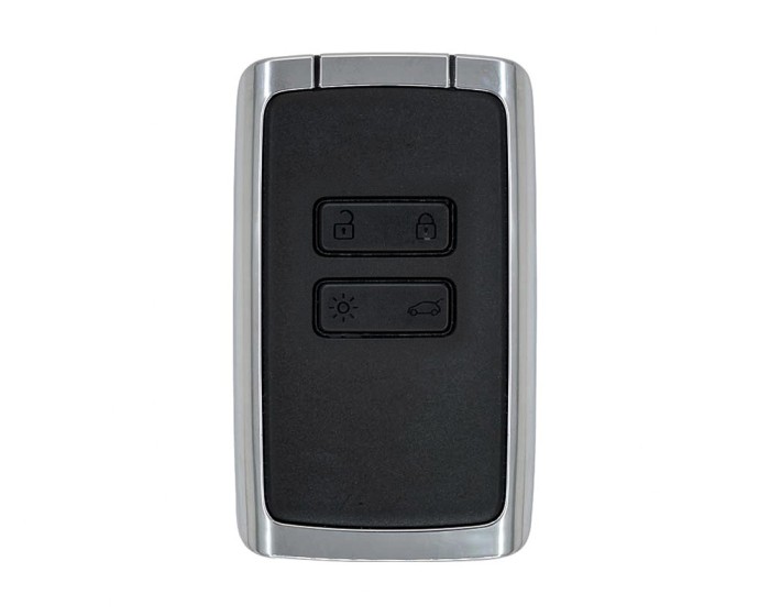 Carcasa Cartela Dacia Duster, 4 Butoane, spate alb