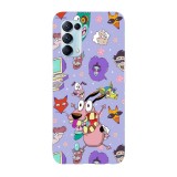 Husa compatibila cu Oppo A72 model Courage the cowardly dog, Silicon, TPU, Viceversa, Transparent, Carcasa