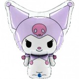 Balon folie Hello Kitty Kuromi lila 49x56 cm
