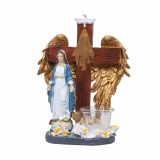 Candela din rasina cu Maica Domnului, inaltime 22cm / ZTS 8049