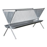 Iesle hranire oi capre Kerbl galvanizata, 250x88x123cm, pt fan si furaje concentrate