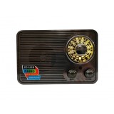 Radio Portabil elSales MD-1176 , Difuzor 8 cm , Bluetooth , USB , MicroSD , Auxiliar , Acumulator Integrat ,