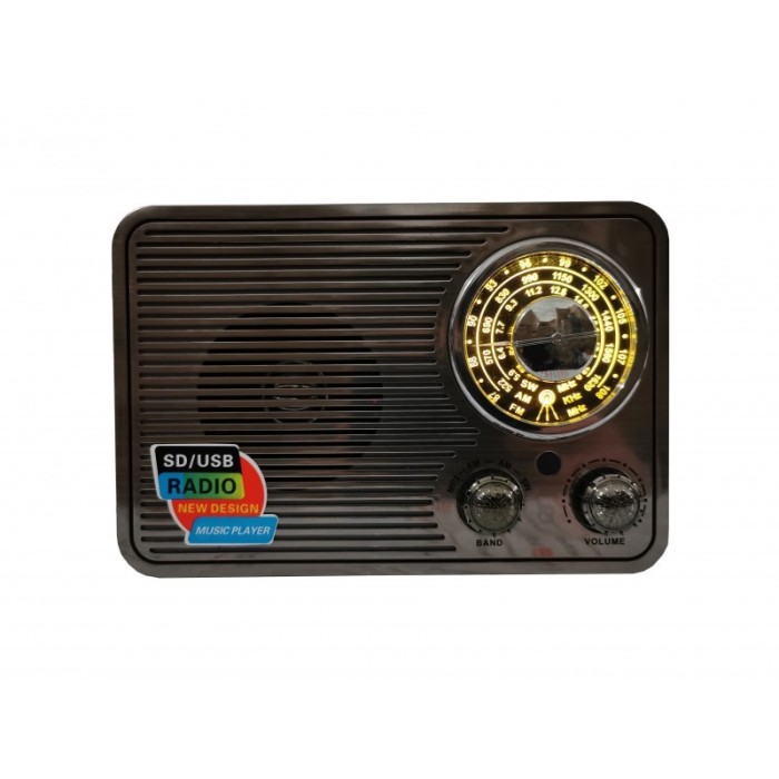 Radio Portabil elSales MD-1176 , Difuzor 8 cm , Bluetooth , USB , MicroSD , Auxiliar , Acumulator Integrat ,