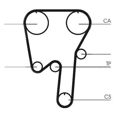 Kit distributie Contitech CT979K1 Volvo V40 Combi V70 1 S80 1 V70 2 Xc90 Xc70 Cross Country C70 1 Cabriolet S40 1 C70 1 Cupe Safrane 2 Laguna 1 foto