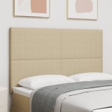 vidaXL Tăblie de pat design simplu, gri verde deschis, 140 cm, raiat