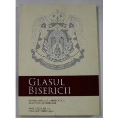 GLASUL BISERICII , REVISTA OFICIALA A MITROPOLIEI MUNTENIEI SI DOBROGEI , ANUL LXXIX , NR. 7-9 , IULIE - SEPTEMBRIE , 2020