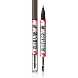 MAYBELLINE NEW YORK Build-A-Brow creion dermatograf cu două capete pentru spr&acirc;ncene pentru fixare și formă culoare 262 Black Brown 1 buc