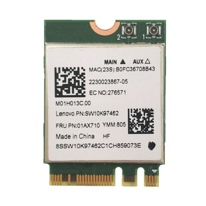 Modul WIFI Lenovo Realtek RTL8821CE FRU 01AX710