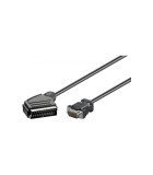 Cablu Scart la VGA 2m tata-tata Goobay