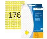 Cumpara ieftin Etichete autoadezive HERMA 2211 colorate O 8 mm, 5632 bucati - RESIGILAT