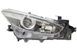 Far Mazda 3 (Bm), 07.2017-, fata, Dreapta, cu daytime running light; H11+H15+W5W; electric; cu motor, DEPO