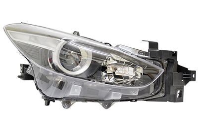 Far Mazda 3 (Bm), 07.2017-, fata, Dreapta, cu daytime running light; H11+H15+W5W; electric; cu motor, DEPO foto