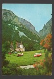 CPIB 23619 CARTE POSTALA - JUD. CLUJ, CABANA &quot;CHEILE TURII&quot;, AUTOTURISM, MICROBUZ, CIRCULATA, 1986, STAMPILE, TIMBRU
