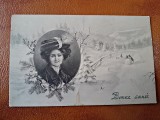 carte postala urari de an nou1920, necirculata