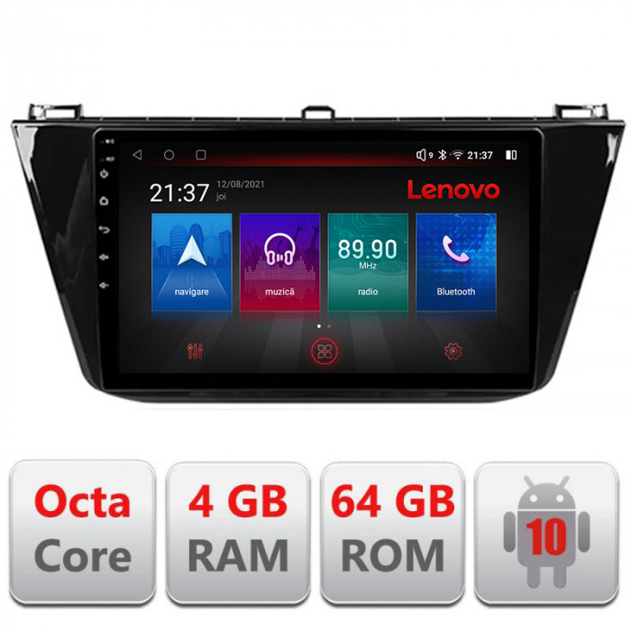 Navigatie dedicata VW Tiguan 2009-2015 Android radio gps internet Lenovo Octa Core 4+64 LTE Kit-489v2+EDT-E509-PRO CarStore Technology