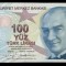 TURCIA 100 LIRE 2009 ( 2022 ) prefix G , UNC [1] P- 226e , necirculata