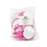 Set de 8 unități: Fișe adezive de schimb pentru discuri de pedichiură, 25 mm, #120, 50 bucăți, roz