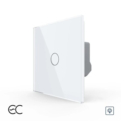Intrerupator Simplu cu Variator si Touch LIVOLO din Sticla - Protocol ZigBee EC SmartElectro IntelligentHouse foto