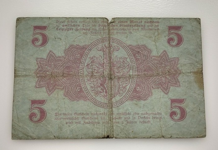 Germania - 5 Mark 1918