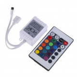 RGB controler IR de la distanta 24 de butoane + cabina, Oem