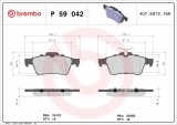 Set placute frana BREMBO P59042