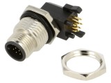 Conector M12 soclu tată 12 pini AMPHENOL LTW