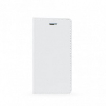 HUSA FLIP CARTE/STAND HUAWEI P20 LITE, INCH. MAGNETICA ALB foto