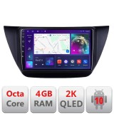 Navigatie Mitubishi Lancer 2001-2007 C-lancer07 Android Octa Core Ecran 2K QLED GPS 4G 4+32GB 360 KIT-lancer07+EDT-E409-2K CarStore Technology