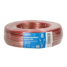 ROLA cablu audio LOGILINK, conductor din CCA, 2*0.75mm2, 25m, transparent &amp;quot;CA1076&amp;quot; foto