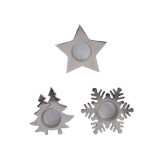 Suport pentru lumanare - Snowflake - Tree - Star - mai multe modele | Kaemingk