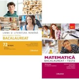 Pachet Bacalaureat 2026. Limba si literatura romana 72 teste complete si Matematica M1. Teste - Mimi Gramnea, Rodica Manolescu