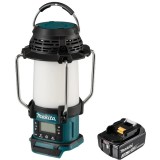 Makita DMR055 + BL1830B - Radio cu felinar + Acumulator Li-Ion 18 V 3 Ah
