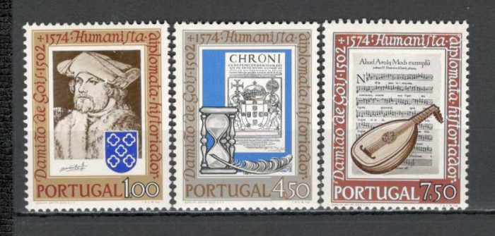Portugalia.1974 400 ani moarte D.de Gois-istoric SP.18