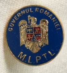 GUVERNUL Romaniei, insigna Rara foto