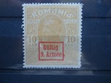 OCUPATIA GERMANA IN ROMANIA GULTIG 9. ARMEE