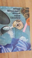 Istorii neelucidate Almanah estival Luceafarul 1986