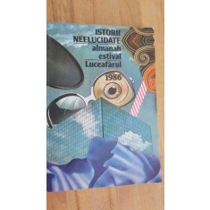 Istorii neelucidate Almanah estival Luceafarul 1986