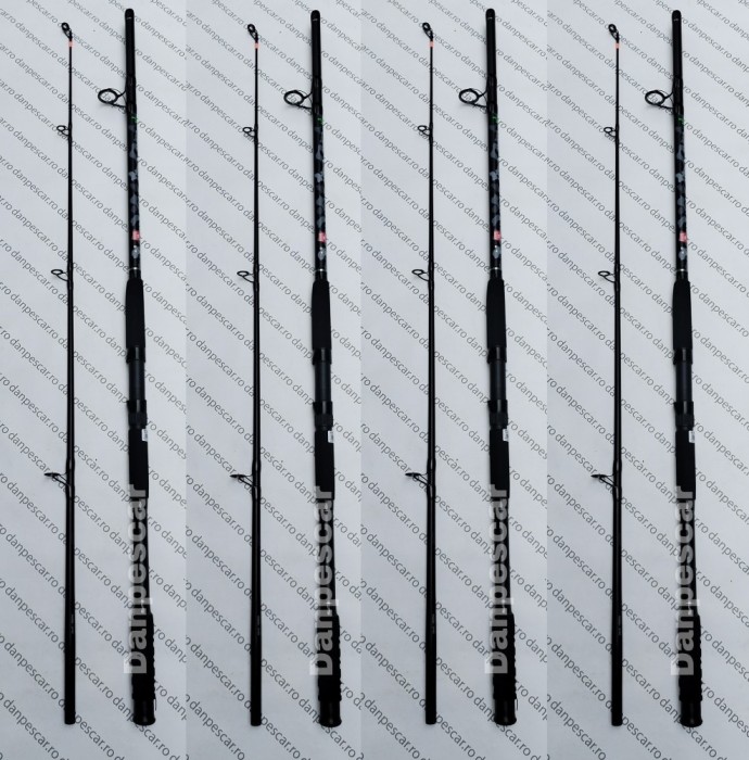 SET 4 Lansete SOMN Diamant DTM Catfish Lungime: 2,40m ACTIUNE 400 g