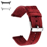 Curea material textil, compatibila cu Samsung Galaxy Watch Ultra, Mahon Red