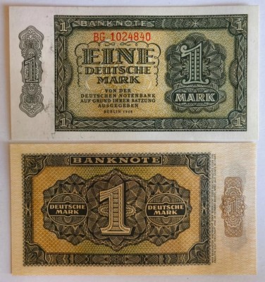 !!! X. RARR : R.D.G. - 1 MARCA 1948 - P 9 b - UNC foto